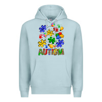Blue Mist autism Premium Hoodie - JahusDesignShop