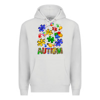 Dove Grey autism Premium Hoodie - JahusDesignShop