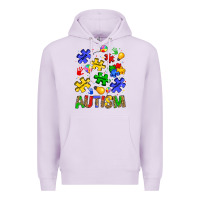 Lilac autism Premium Hoodie - JahusDesignShop