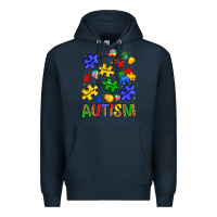 Navy autism Premium Hoodie - JahusDesignShop