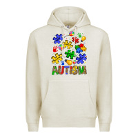 Oatmeal Heather autism Premium Hoodie - JahusDesignShop