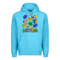 Ocean Blue autism Premium Hoodie - JahusDesignShop