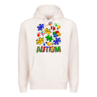Pale Pink autism Premium Hoodie - JahusDesignShop