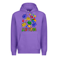 Purple autism Premium Hoodie - JahusDesignShop