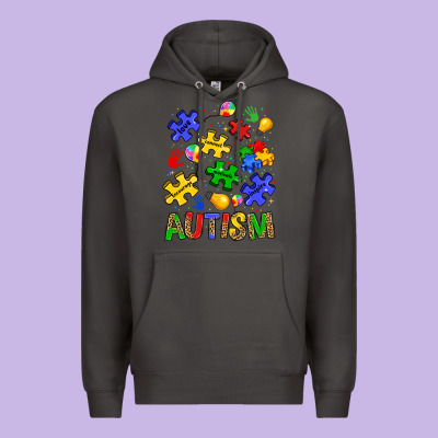 Autism Premium Hoodie Designed By Jahusdesignshop