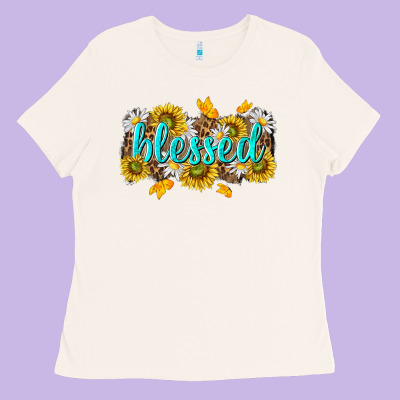 Ladies Tee blessed tbw