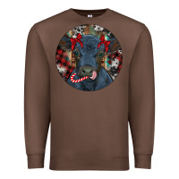 Chestnut Black Angus Calf Christmas Premium Sweatshirt - RanaPortraitStore