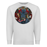 Dove Grey Black Angus Calf Christmas Premium Sweatshirt - RanaPortraitStore
