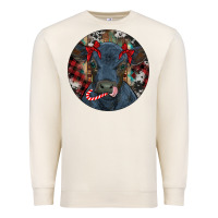 Sandshell Black Angus Calf Christmas Premium Sweatshirt - RanaPortraitStore
