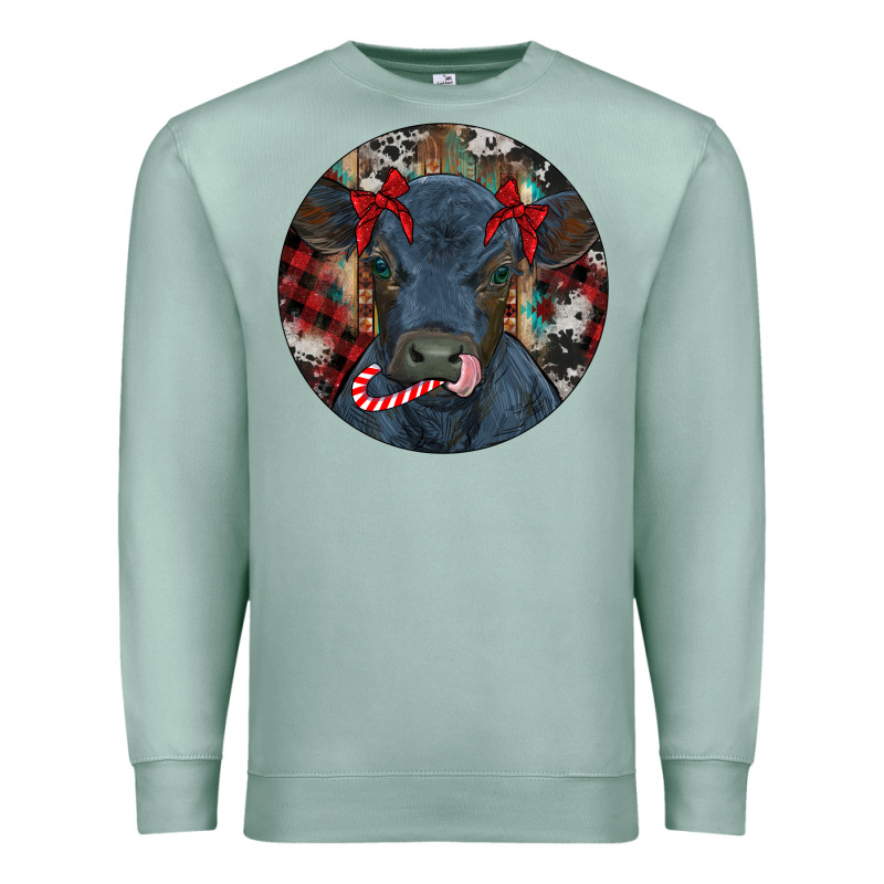 Black Angus Calf Christmas Premium Sweatshirt by RanaPortraitStore | Teevron