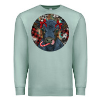Seafoam Black Angus Calf Christmas Premium Sweatshirt - RanaPortraitStore