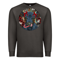 Smoke Black Angus Calf Christmas Premium Sweatshirt - RanaPortraitStore