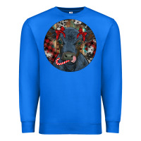 True Royal Black Angus Calf Christmas Premium Sweatshirt - RanaPortraitStore