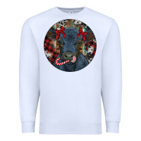 White Black Angus Calf Christmas Premium Sweatshirt - RanaPortraitStore