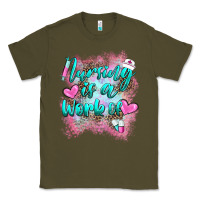 Army Green nursing is a work of Classic Tee - BarkalooDesign