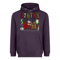 Plum santa's favorite ma medical assistant Heavyweight Hoodie - Jasminsmagicworld
