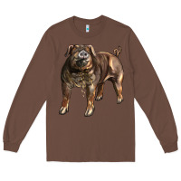 Chestnut Duroc Pig Long Sleeve Tee - LillyAllenDesigns