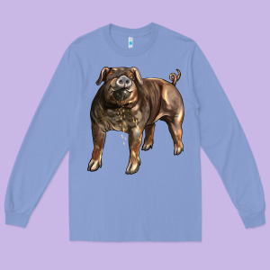 Duroc Pig Long Sleeve Tee Designed By Lillyallendesigns