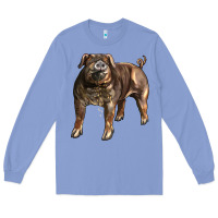 Colony Blue Duroc Pig Long Sleeve Tee - LillyAllenDesigns