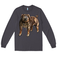 Smoke Duroc Pig Long Sleeve Tee - LillyAllenDesigns