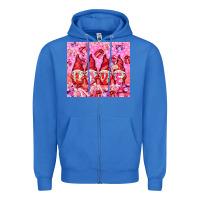 True Royal love gnomies with gift boxes Zipper Hoodie - NancyCooperArtShop