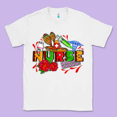 Mexican Nurse Classic Tee Designed By Adodesignshop