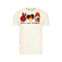 Vintage Arctic peace love firefighter Vintage Tee - Artiststas