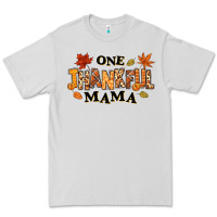 Dove Grey one thankful mama Premium Tee - texasbilliewilder