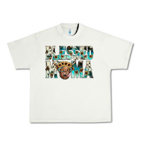 Pistachio blessed mama Urban Heavy Tee - JahusDesignShop