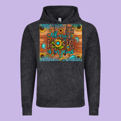 All My Hope Is In Jesus Vintage Hoodie Designed By Jahusdesignshop