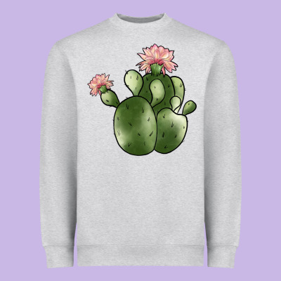 Cactus Heavyweight Sweatshirt Designed By Jahusdesignshop