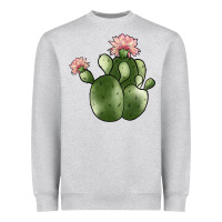 Heather Grey cactus Heavyweight Sweatshirt - JahusDesignShop