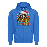 True Royal lets get trashed with raccoon Zipper Hoodie - MaliasSmallBusiness