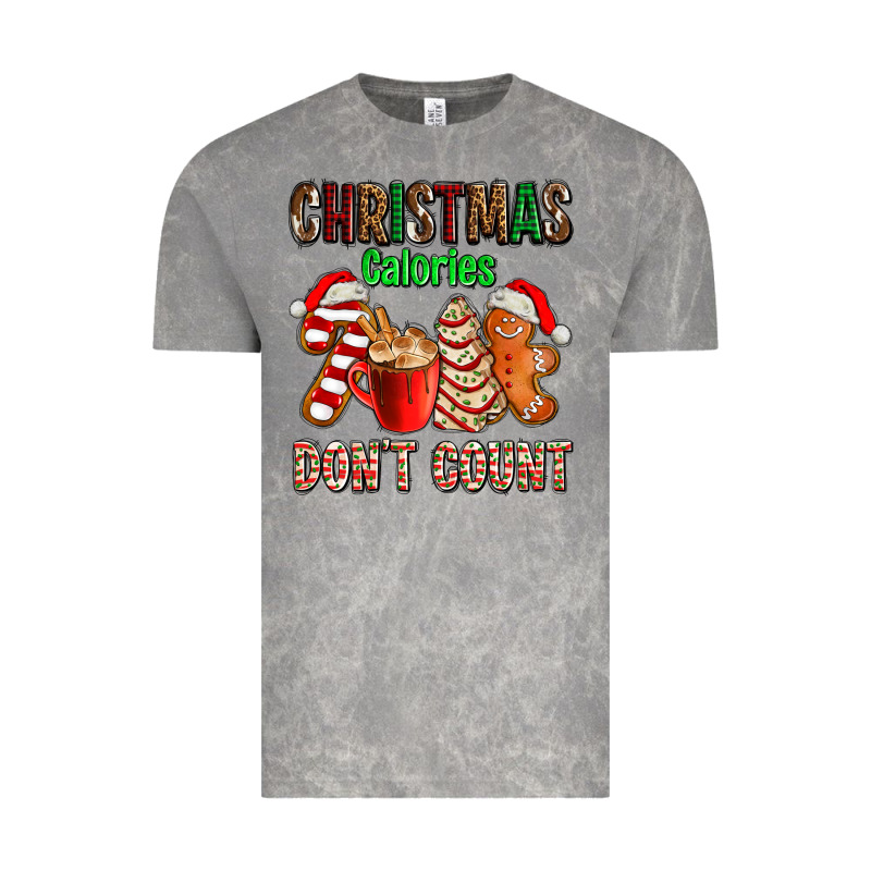 Christmas Calories Dont Count With  Christmas Tree Cake And Cookies Ad Vintage Tee by AdoDesignShop | Teevron