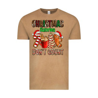 Vintage Camel christmas calories dont count with  christmas tree cake and cookies ad Vintage Tee - AdoDesignShop