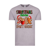 Vintage Zinc christmas calories dont count with  christmas tree cake and cookies ad Vintage Tee - AdoDesignShop