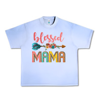 Grape Ice blessed mama Urban Heavy Tee - JahusDesignShop