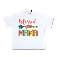 White blessed mama Urban Heavy Tee - JahusDesignShop
