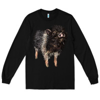 Black Baby Hampshire Pig Long Sleeve Tee - LillyAllenDesigns