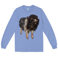 Colony Blue Baby Hampshire Pig Long Sleeve Tee - LillyAllenDesigns