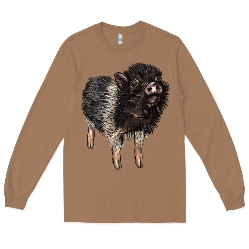 Baby Hampshire Pig Long Sleeve Tee by LillyAllenDesigns | Teevron