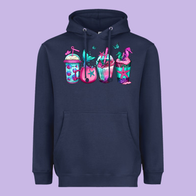 Mermaid Underwater Coffee Heavyweight Hoodie Designed By Jasminsmagicworld