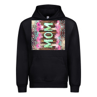 Black Mom leopard Urban Hoodie - CowGirlArtShop
