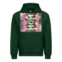 Forest Green Mom leopard Urban Hoodie - CowGirlArtShop