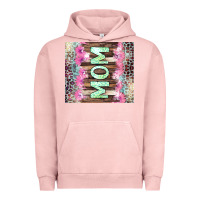 Pigment Salmon Mom leopard Urban Hoodie - CowGirlArtShop