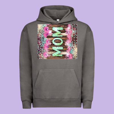 Mom Leopard Urban Hoodie Designed By Cowgirlartshop