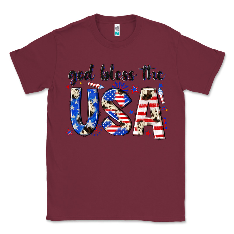 God Bless The Usa Classic Tee by NancyCooperArtShop | Teevron