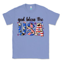 Colony Blue god bless the usa Classic Tee - NancyCooperArtShop