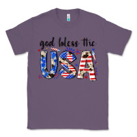Lavender god bless the usa Classic Tee - NancyCooperArtShop