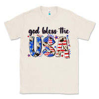Natural god bless the usa Classic Tee - NancyCooperArtShop